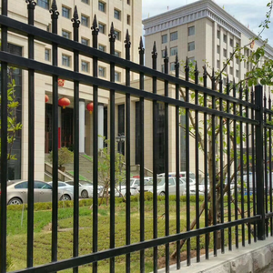 Clôture de jardin en fer forgé avec revêtement en poudre - Product Image 2