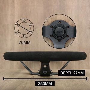 <span class=keywords><strong>Volant</strong></span> de course universel en cuir et aluminium de 14 pouces (355 mm) pour voiture, <span class=keywords><strong>volant</strong></span> sport de <span class=keywords><strong>drift</strong></span> profond avec logo - Product Image 5