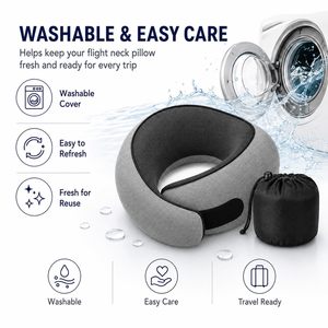 Nouvel Oreiller de Voyage Ergonomique 360 Degrés en Mousse à Mémoire de Forme pour le Cou - Product Image 2