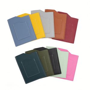 ซองใส่บัตรสองด้านแบบหลายช่อง ดีไซน์บางเฉียบ หลากสี วัสดุหนัง PU สีสันสดใส - Product Image 1