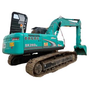 26 TONELADAS de retroexcavadora original usada Kobelco sk260d SK200D de Japón a buen precio para la venta - Product Image 1