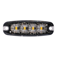 Luz Estroboscópica Azul Ámbar de 6 LED R65 para Emergencias en Vehículos, Luces Intermitentes de 12V, Accesorios de Iluminación para Automóviles