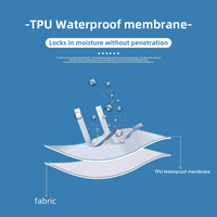 Tissu polyester élasthanne personnalisé en gros Film TPU extensible doux Ripstop recyclé imperméable coupe-vent tissu de vêtements de ski