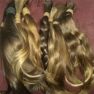 Extensiones de cinta de mechones de cabello humano Remy rizado virgen ruso eslavo europeo sin procesar de un solo donante marrón claro para pelucas - Product Image 6