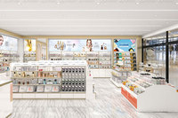 02-DYaS012 Présentoirs K-beauty pour Magasin de Soins de la Peau, Mobilier Moderne pour Boutique de Cosmétiques, Aménagement de Magasin de Détail