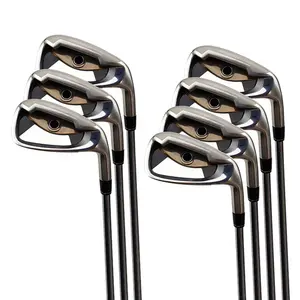 Venda quente OEM golfe ferros espelho 431 aço inoxidável fundição golfe clube ferro eixos personalizado