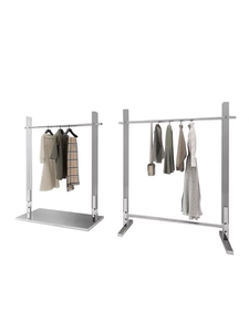 بيع بالجملة رف أكريليك شفاف راقي للملابس متجر من قاعدة مستطيلة متينة أكريل - Product Image 3