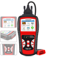 Herramienta de Diagnóstico para Vehículos KW830 de 12v, Lector de Códigos de Error con Conectores Automotrices de 16 Pines, Escáner Automotriz