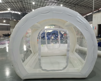 Dôme gonflable transparent géant pour enfants, maison de fête amusante, ballons en forme d'igloo, tente à bulles, maison à bulles gonflable transparente