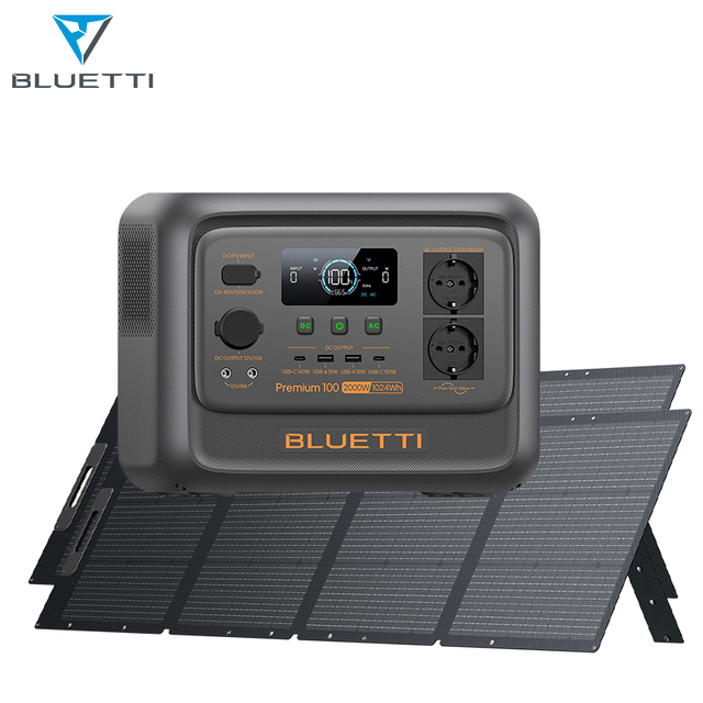 For Multifunctional 2000W Solar Generator 230V Pure Sine Wave AC/DC Output MPPT Car Compatible Long-Lasting Portable