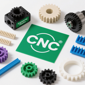 บริการเครื่องจักรซีเอ็นซีพลาสติกรูปทรงเรขาคณิตป้องกันไฟฟ้าสถิตย์ ESD acetal POM - Product Image 1