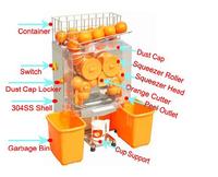 Elektrische Industriële Fruit Citroenpers Verwerkingsfabrikant Juicer Extractor Sinaasappelsapmachine