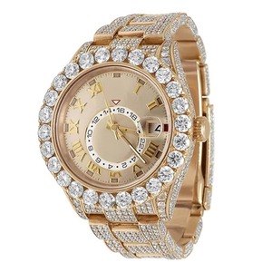 Montre Drioshipping WPass Diamond Tester personnalisée, marque de mode, couleur D, VVS, entièrement sertie de diamants, diamants de laboratoire, acier inoxydable - Product Image 2