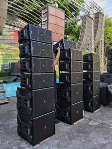 2-Way Coaxial 10-Inch Active Powered Mini Line <strong>Array</strong> Speaker Full Set Sound <strong>System</strong> for Church and Other Audio Applications - Product Image 3