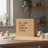 Boîtes en carton recyclé écologiques avec fermeture magnétique, poignée, logo personnalisé imprimé, finition mate, bande auto-adhésive, portable, éponge