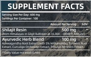 Resina de Shilajit Orgánica del Himalaya en Oferta, Suplemento con Más de 85 Minerales Traza, Ácido Fúlvico Natural, Belleza Diaria para Mujeres, 50g, Grado - Product Image 2