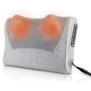 Cojín de Masaje Portátil Tejido con Calor para Cuello, Espalda y Cervicales, Ideal para Viajes en Avión, Dormir, Acampar, Cuidado Postparto y Uso en Hoteles - Product Image 6