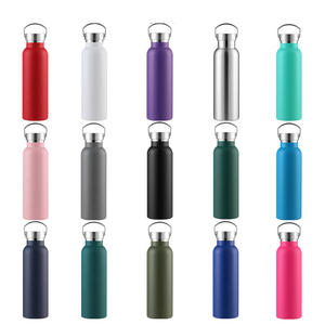 350 500 600 750 1000ml Wide Mouth American Water Bottle <b>Double</b> <b>Wall</b> 304 Stainless Steel Vacuum Insulated Sport Flask Custom Logo - Product Image 5