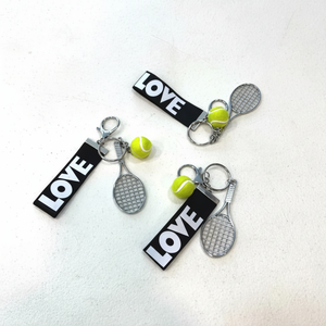 Raquette de tennis miniature porte-clés accessoire porte-clés porte-clés - Product Image 1