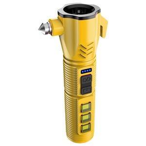Martillo de Emergencia con Linterna LED y Banco de Energía Portátil para Escape de Automóviles y Uso en Exteriores - Product Image 3