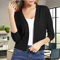 Cardigan tricoté court Offre Spéciale avec logo avant Style formel pour la saison de printemps disponible pour la vente en gros