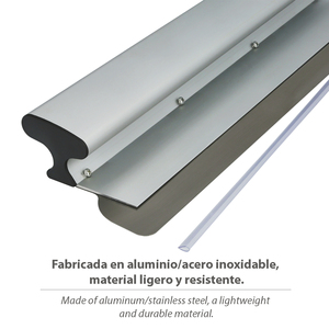 Spatola in Alluminio/Acciaio Inox per Intonaco 80 cm. - Product Image 3