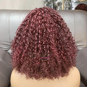 Perruque SDD en gros, 14 pouces, coupe pixie avec frange, 300g, disponible en différentes couleurs - Product Image 4