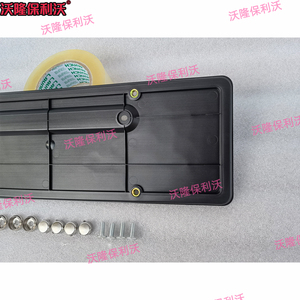 Base per supporto <span class=keywords><strong>targa</strong></span> posteriore per Tesla Model 3 Model Y, compatibile con OEM, con viti di montaggio speciali, accessori <span class=keywords><strong>auto</strong></span> - Product Image 4