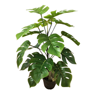 Tanaman Hijau Buatan, Phildendron, Hiasan Dinding Anti UV, Hiasan Dinding, Semprotan, Dahan, Dahan, Gantung, Phildendron