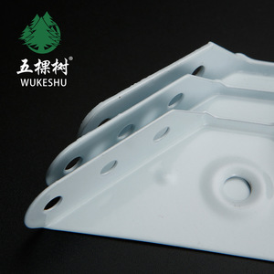Support triangulaire Wukeshu en acier laminé à froid, acier inoxydable, revêtement en poudre, accessoires de quincaillerie pour armoire et meuble-lavabo de salle de bain - Product Image 4