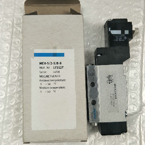 1 Buah MEH-5/2-1/8-B 173127 Pengontrol Pemrograman Katup Solenoid Otomatisasi Industri - Product Image 1