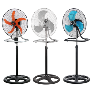 Chất lượng cao 18 inch điện dao động bệ đứng Fan giá thấp Quạt khôn ngoan cho khách sạn ngoài trời phòng tắm sử dụng cơ khí kim loại - Product Image 2