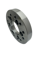 Pièces usinées CNC en acier inoxydable par électroérosion à fil, avec perçage et brochage, modèle T006A24, plaque de montage
