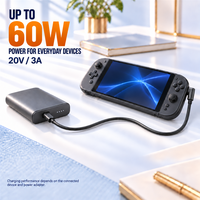 Câble de charge rapide USB C vers USB C 60W OEM ODM, câble de données Type C à angle droit de 90 degrés pour manette de jeu, ordinateur portable, téléphone portable