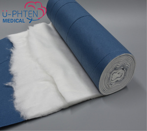 2025 U-phten médical médical chirurgical organique <span class=keywords><strong>hydrophile</strong></span> 100% <span class=keywords><strong>coton</strong></span> laine rouleau 50G, 100G, 200G, 1000G <span class=keywords><strong>coton</strong></span> laine rouleau pour le choix - Product Image 3