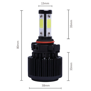 ไฟหน้ารถยนต์ Dingcheng X6 LED 30000 ชม. อะลูมิเนียม ทุกรุ่น ไฟสปอร์ตไลท์อเนกประสงค์ - Product Image 2