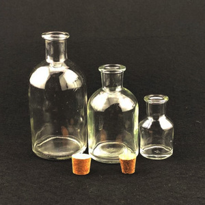 30ml 120ml 240ml 0R 1oz 4oz 8oz rõ ràng Vòng Thuốc thử chai thủy tinh với nút chai thủy tinh Thuốc thử Jar - Product Image 4