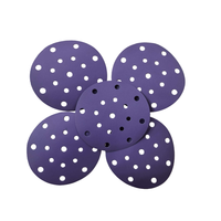 Disque abrasif rond violet de 6 pouces, papier abrasif 180 grains, céramique imperméable, disque de ponçage auto-agrippant de 150 mm pour voitures