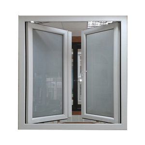 Fabrication leader en Chine de fenêtres de remplacement en vinyle Double balançoire <span class=keywords><strong>PVC</strong></span> profil battante fenêtre upvc fenêtre et porte - Product Image 4