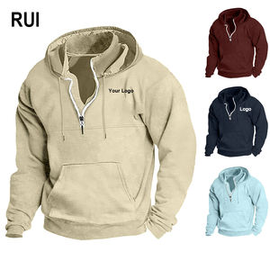 Sudadera con Capucha RUIQUIWN Personalizada para Hombre, Bordada, Cálida, de Poliéster Ecológico, Transpirable y de Corte Holgado - Product Image 1
