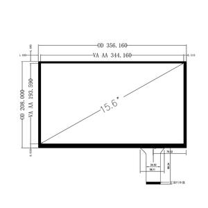 Màn hình cảm ứng điện dung khung mở 15,6 inch dành cho thiết bị công nghiệp - Product Image 6