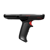 Escáner de código de barras Android 10 4G LTE resistente, empuñadura de pistola, ordenador móvil de mano, pantalla táctil de 4 ", lector de código 1D 2D, WiFi, GPS