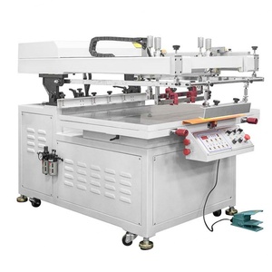 Máquina de serigrafía semiautomática de alta precisión con brazo oblicuo y vacío plano para pruebas automáticas/pruebas de abrasión/máquina de ensayo 1 - Product Image 1