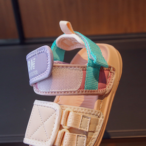 Nuovi sandali all'ingrosso 2025 per bambina da 3 a 4 anni di marca N famosi bambini scarpe pantofola all'aperto Guangzhou produttore - Product Image 4