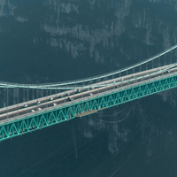 Puente de Estructura de Acero Resistente a la Intemperie, Diseño de Viga de Acero Personalizada para Uso en Carreteras Exteriores