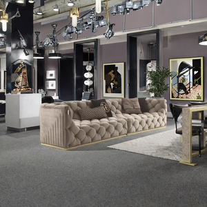 ชุดโซฟาไม้แบบโมดูลาร์ทันสมัยและเก้าอี้สามที่นั่งดีไซน์สวยสำหรับอพาร์ทเมนต์ โรงแรม วิลล่า และห้างสรรพสินค้า - Product Image 3