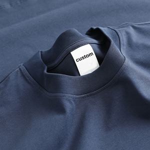 Streetwear haute qualité hommes Design 100% coton personnalisé graphique doux t-shirts pour impression goutte épaule surdimensionné t-shirt 300 Gsm - Product Image 1