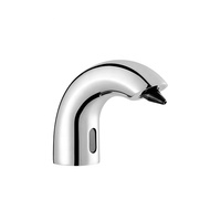 Distributeur de savon automatique sans contact avec logo personnalisable en nickel brossé, distributeur de mousse pour salle de bain