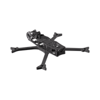 IFlight AOS6 V5.1 6 pouces 228 mm Kit de cadre FPV Light Rack en fibre de carbone avec bras de 6 mm, Kit de mini-drone RC FPV Freestyle 6 pouces