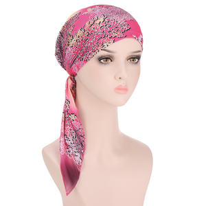 HZM-19149 Chimio Chapeaux Turbans pour Femmes Cheveux Longs Tête Écharpe Headwraps <span class=keywords><strong>Cancer</strong></span> Chapeaux - Product Image 3